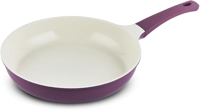 UPIT Non Stick Ceramic Frying Pan Skillet | Scratch-Resistant PFOA & PFOS Free Non Toxic Pan for Cooking | Compatible with Induction, Gas & Electric Stovetops (11 IN)