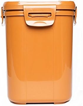 e-jen Premium Kimchi, Sauerkraut Container Probiotic Fermentation with Inner Vacuum Lid (Earthenware Brown, 0.9 gal/ 3.4L)