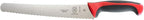 Mercer Culinary Millennia Color Handle Cutlery 10" Bread Knife (Wavy Edge Wide) Red