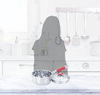 Concord 2 Quart Stainless Steel Saucepan with SIMPLE POUR Vented Glass Lid. Features Dual Pouring Spouts and Volume Marking. Perfect for making Sauces, Jam, Ramen, and more