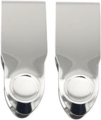 2.8 * 1 Stainless Steel Strawberry Huller Fruit Stem Remover Home Kitchen Tools for Cherry Tomato Strawberry, Silver 2PCS