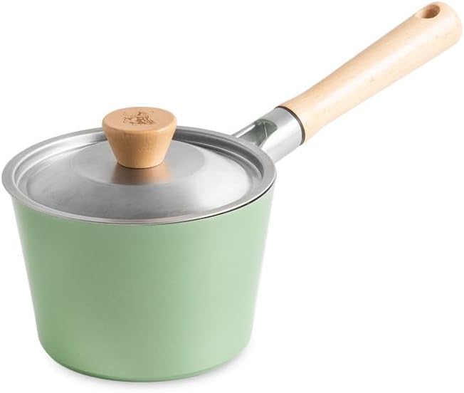 Nordic Ware Cardamom Ceramic Nonstick 1.5 Quart Saucepan with Lid