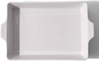 Made In Cookware - Rectangular Baking Dish - White - Hand Crafted Porcelain - Professional Bakeware - Made in France