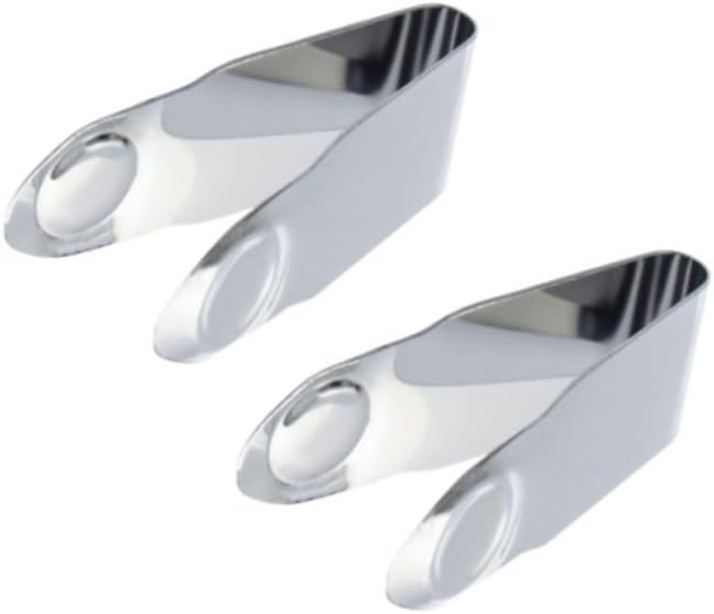 Stainless Steel Strawberry Huller Fruit Stem Remover Home Kitchen Tools for Cherry Tomato, 2.8 * 1,Silver, 2Pcs