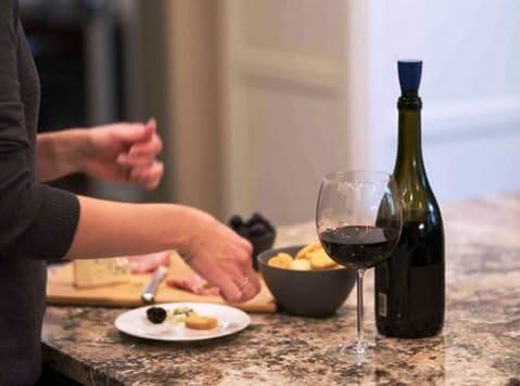 Wine Saver and Stopper - Removes Oxygen, Preserving and Keeping Wine As Fresh As The Day The Bottle Was Opened (10-Pack)