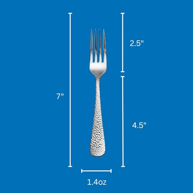 Liberty Tabletop Providence 40 Piece Silverware Set Service for 8 Flatware Made in USA