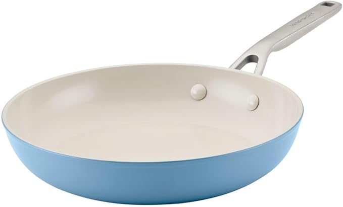 KitchenAid Hard Anodized Ceramic 9-Piece Nonstick Cookware Set – Includes Fry Pans, Saucepan, Stockpot, Durable, Even Heating, Oven Safe to 500°F, Blue Velvet