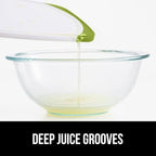 GORILLA GRIP BPA-Free Reversible Kitchen Cutting Board Set of 3 US Designed, Nonporous, Juice Grooves Catch Liquid, Slip Resistant Border, Dishwasher Safe Large Food Chopping Boards, Lime Orange Lemon