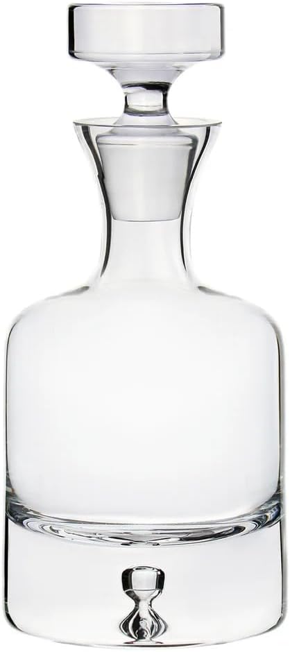 Ravenscroft Crystal | Elegant European-Made Hand-Blown Taylor Decanter w/Stopper | 100% Lead-Free Crystalline | 35 FL Oz | Gift-Boxed