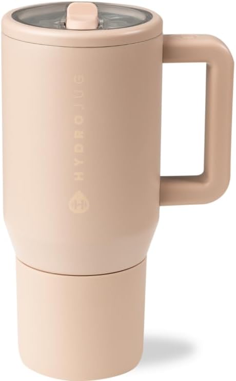 HydroJug Kids - 20 oz Insulated Kids Water Bottle with Flip Straw & Handle | Leak-Proof & Durable | Perfect for School, Sports, Lunch, Travel & Camp, Autumn Oak