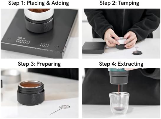 OutIn Nano Complete set Portable Espresso Machine with Double Shot Accessorries