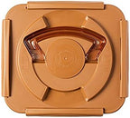 e-jen Premium Kimchi, Sauerkraut Container Probiotic Fermentation with Inner Vacuum Lid (Earthenware Brown, 1.6 gal/ 6.4L)