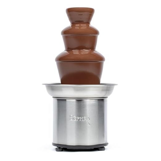 Sephra Select 16" Home Fondue Fountain - 4lb Capacity - Serves up to 20 People