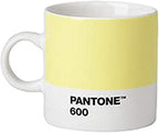 Pantone Copenhagen Design Espresso, Small Coffee Cup, fine China (Ceramic), 120 ml, Light Yellow, 600 C, Porcelain, one Size