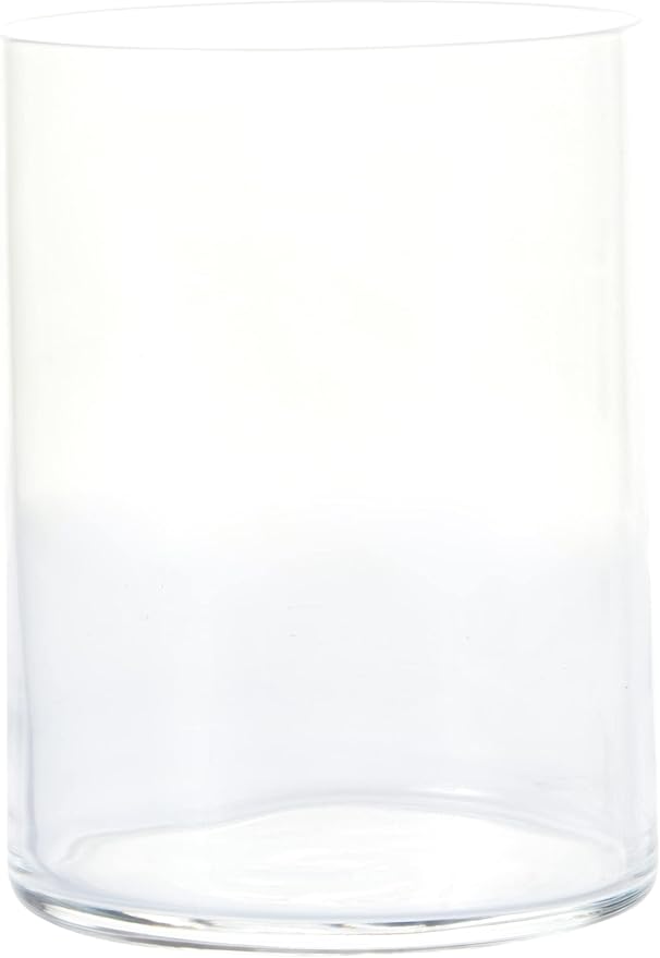 Luigi Bormioli Top Class 15.25 oz All Purpose Glasses - Set of 6 Durable Lead-Free Crystal Drinkware with Reinforced Rims & Minimalist Design - Elegant Glassware for Home or Bar Use
