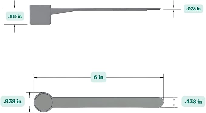 6.5 mL (6.5 CC) Long Handle Scoop for Measuring Coffee, Pet Food, Grains, Protein, Spices and Other Dry Goods (Pack of 1)
