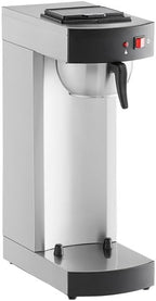 C15 Pourover Airpot Coffee Brewer, Stainless Steel, Commercial, 1650W Electric, 3.5 Gallon Output, 7.75x14.25x22 Inches, Single Brewer