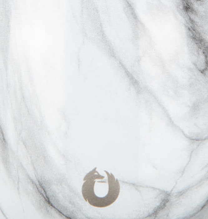 SNOWFOX Premium Vacuum Insulated Stainless Steel Cocktail Shaker, Home Bar Accessories, Elegant Drink Mixer, Leak, Proof Lid With Jigger & Built, In Strainer, Marble, 22oz.