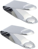 Stainless Steel Strawberry Huller Fruit Stem Remover Home Kitchen Tools for Cherry Tomato, 2.8 * 1,Silver, 2Pcs