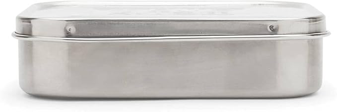 Stainless Steel Bento Box Lunch and Snack Container for Kids and Adults, 1 Compartment, 3 Cup Capacity, Color-Silver