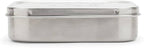 Stainless Steel Bento Box Lunch and Snack Container for Kids and Adults, 1 Compartment, 3 Cup Capacity, Color-Silver