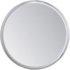 Restaurantware Met Lux 14 Inch Commercial Pizza Pan 1 Coupe Style Pizza Cooking Tray - Heavy-Duty 18-Gauge Aluminum Round Baking Tray Oven-Baking For Pizzas & More
