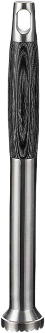 304 Stainless Steel Cocktail Muddler -26cm/10inch Professional Bar Tool with Non-Slip Wooden Grip Product Features