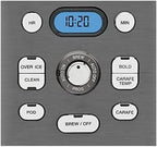 Cuisinart 12-Cup Coffee Maker, Single-Serve Brewer Glass Carafe, Automatic Hot & Iced Coffee Machine, Brew Strength Control and Brew Pause, SS-16BKS, Black Stainless Steel