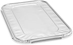 Ruthy's Outlet Disposable Aluminum Foil Pans, Half Size Steam Table Deep, 30 Pack, Silver, 2.5 Inches Deep (50 Pack/w Lids)