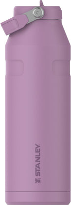 Stanley IceFlow Flip Straw 2.0 Water Bottle 50 oz | Built-In Straw with Larger Opening | Lightweight and Leak Resistant | Insulated Stainless Steel | BPA-Free | Lilac