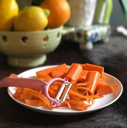 Kyocera Advanced Ceramic Horizontal Y Peeler, Pink