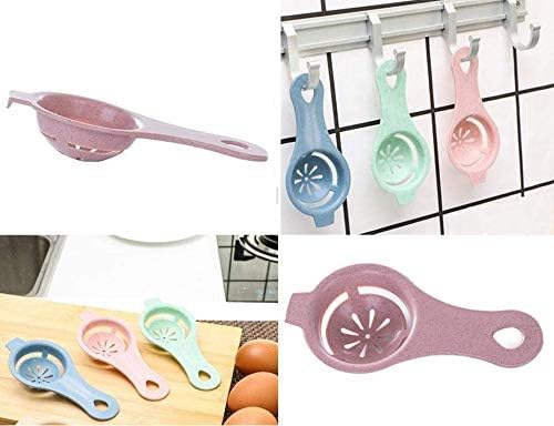 3PCS Egg Separator Egg Yolk White Separator Egg White Separator Egg Whites Strainer Filter Divider Egg Separator Tool Kitchen Baking Gadget