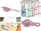3PCS Egg Separator Egg Yolk White Separator Egg White Separator Egg Whites Strainer Filter Divider Egg Separator Tool Kitchen Baking Gadget