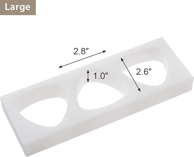 TIKUSAN Onigiri Mold Musubi Maker Japanese Rice Ball Press Onigiri Mold Tray BPA Free Made in Japan Kanto Style (Large 3 Molds)