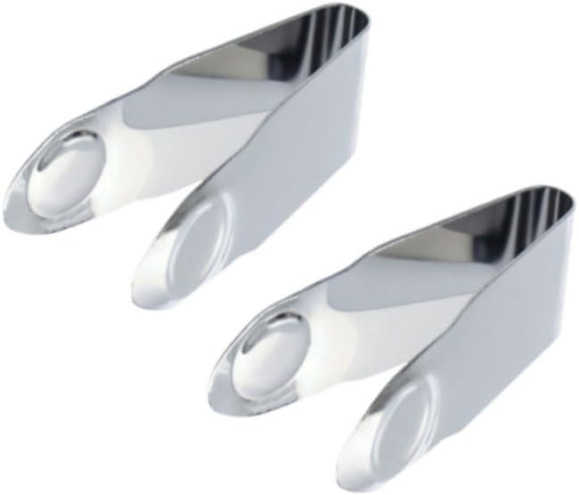 Stainless Steel Strawberry Huller Fruit Stem Remover Home Kitchen Tools for Cherry Tomato, 2.8 * 1,Silver, 2Pcs