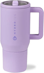 HydroJug Kids - 20 oz Insulated Kids Water Bottle with Flip Straw & Handle | Leak-Proof & Durable | Perfect for School, Sports, Lunch, Travel & Camp, Lavender