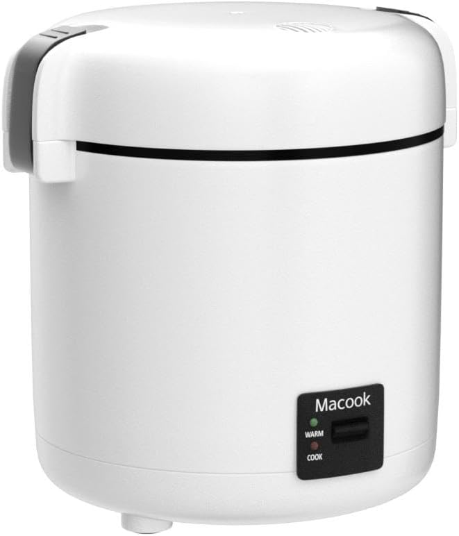 Mini Rice Cooker 1-1.5 Cups Uncooked(3 Cups Cooked), Rice Cooker Small with Bento Box, Removable Nonstick Pot, One Touch&Keep Warm Function, Portable Cooker for Soup Grain Oatmeal Veggie, Black