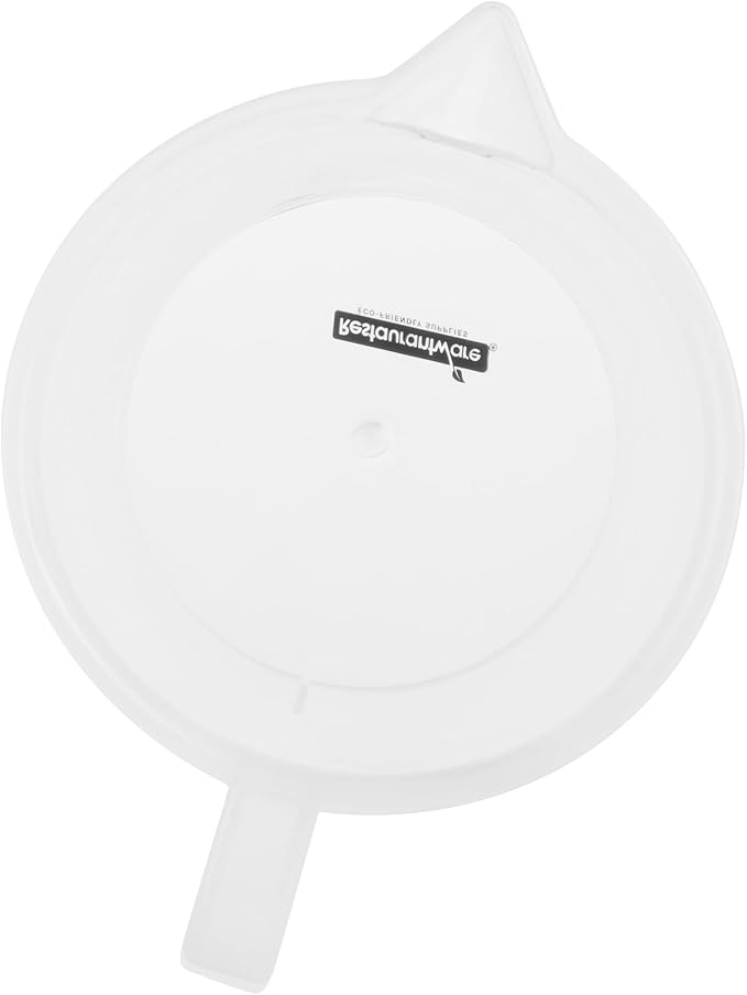 Restaurantware Measuring Cups, 1 Quart Pack of 10 Conical Spout Baking Measuring Cups, Liquid Scaling Vessels with I-Beam Handle, Embossed Graduations, Clear, Break and Crack Resistant for Baking