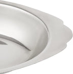 TrueCraftware-20 oz Stainless Steel Oval Au Gratin Dish 0.7mm Thickness Set of 6- Casserole Dish Banana Split Bowls Single Serving Casserole Dishes Small Individual Gratin Dish