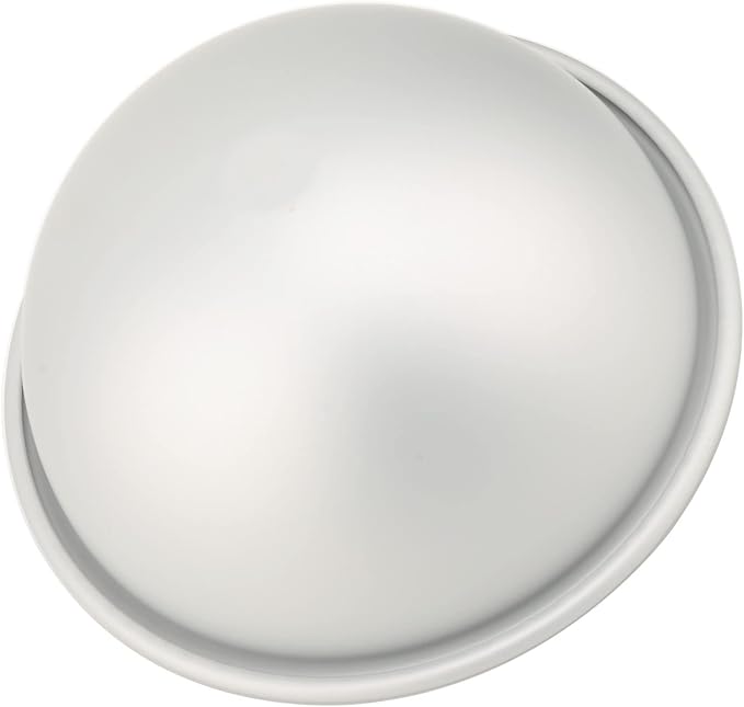 7-Inch Aluminum Hemisphere Cake Pan Half Football Sphere Bath Bomb Cake Pan Baking Mold Pastry Mould