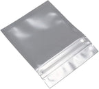 PABCK 200 Pack 3.3x5.1 inch (Inside Size 2.9x3.9 inch) Resealable Zipper Lock Food Storage Bags for Zip Heat Seal Lock Coffee Foil Packaging Pouch Self Sealing Candy Storage Supplies