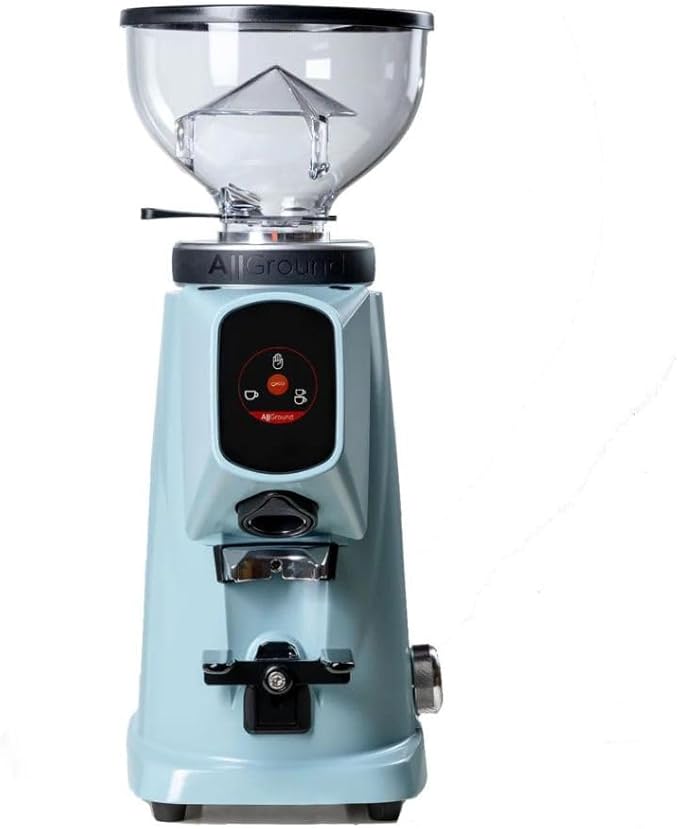 AllGround All Purpose Home Coffee Grinder - Residential Grinder - Made in Italy - By Fiorenzato (Blue)