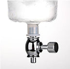 Nispira Luxury Ice Cold Brew Dripper Coffee Maker in Stainless Steel and Borosilicate Glass, 600 ml Silver