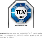 Waterdrop Coffee Filter, Replacement for Breville® Water Filter, Breville® Express Espresso Machine Water Filter, Breville® Barista Touch, Oracle® Touch BES990, TÜV SÜD Certified, 2 Packs