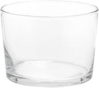 Restaurantware Sumi 7.5 Ounce Rocks Glasses Set of 6 Fine-Blown Lowball Glasses - Tempered Dishwasher-Safe Glassware Clear Glass Whiskey Glasses Serve Cocktails and Liquors For Bars or Homes