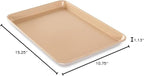 Nordic Ware Naturals Aluminum NonStick Jelly Roll Baking Sheet