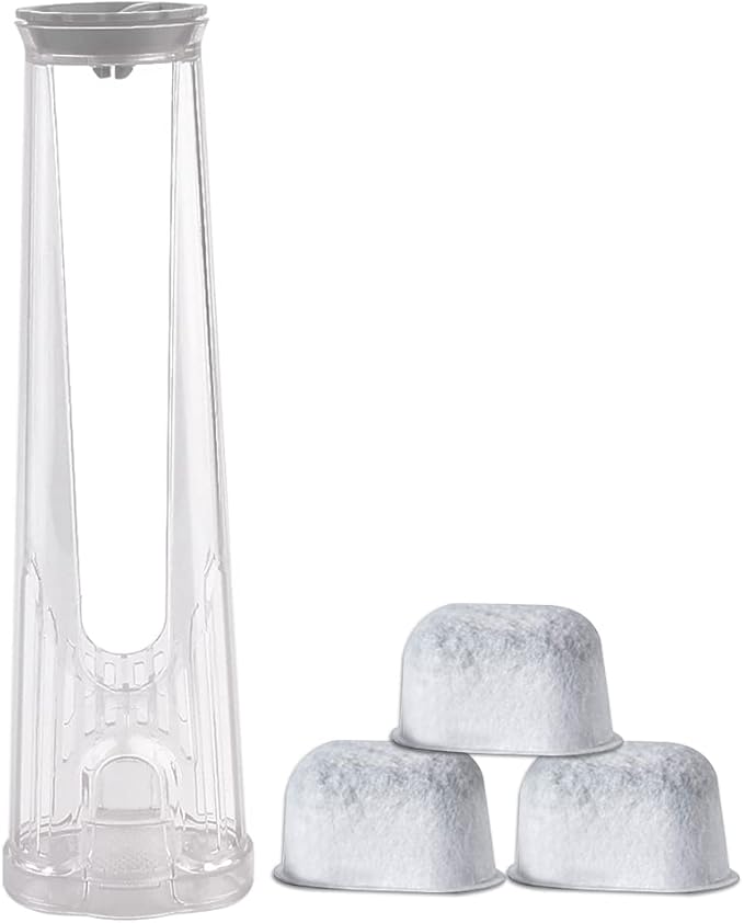 Replacement parts Starter Kit Includes Side Reservoir Filter Holder and 3 Pack Water Filter Cartridges,Compatible with Keurig 2.0 Coffee Maker (8.2inch holder)