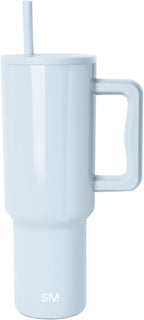 Simple Modern 40 oz Trek Tumbler with Handle and Straw Lid | Cup Holder Friendly Insulated Stainless Steel Travel Mug | Ice Melt