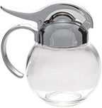 Syrup Dispenser, Restaurant Style Glass Honey or Maple Syrup Dispenser,10 Ounces, Dishwasher Safe