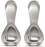 BALCI - Stainless Steel Coffee Scoop Set (2&2 Tablespoon, 30ml and 30ml) Exact Measuring Spoons for Coffee, Tea, Sugar, Flour and More! …